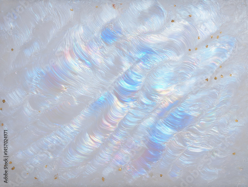 Elegant abstract pearly background with soft iridescent glow