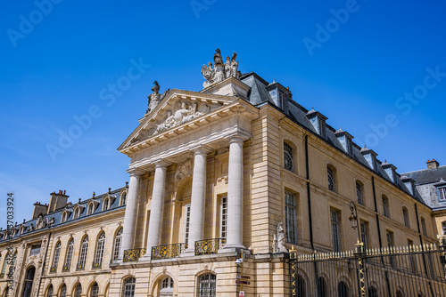 Le musée des beaux arts dans le palais des Ducs de Bourgogne à Dijon en France