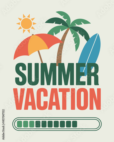 Summer T-Shirt Design Vector, Typography t-shirt Design, Summer vector Art & Illustration