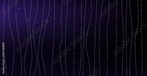 Abstract Dark Purple Background with Faint Lines and Light Spots, Creates a Calming and Modern Visual Effect, Perfect for Digital Designs and Artistic Projects