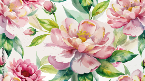 Vibrant Pink Flowers Close-Up - Detailed Botanical Photography