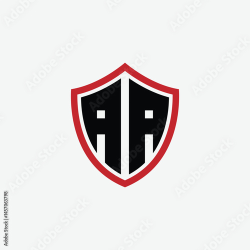 571 shield logo shape letter alphabet educational learning A A