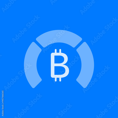 Bitcoin Circular Progress Icon
