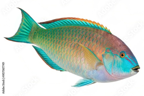 fish on white background