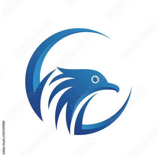 Eagle logo design vector template, hawk logo, eagle symbol, bird icon, falcon logo