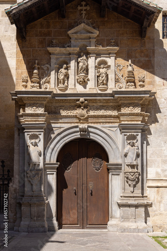 Obraz na płótnie Decorative entrance to Royal Chapel of Granada, located next to Granada Cathedral, Granada, Spain, Andalusia w salonie