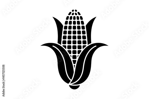 Corn icon with husk