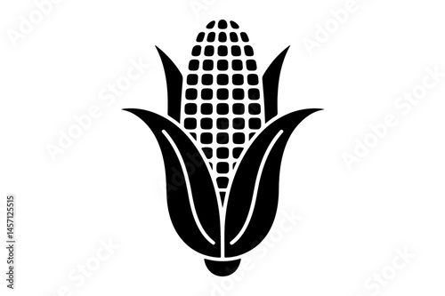 Corn icon with husk