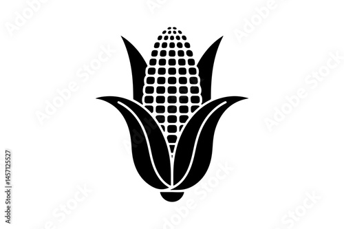 Corn icon with husk