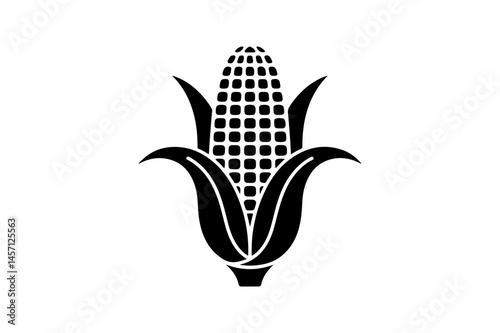 Corn icon with husk