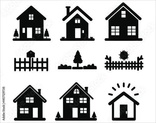House Icon Mega Bundle – Silhouette Set