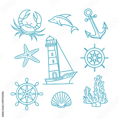 Marine Life and Symbols