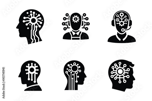 Artificial Intelligence Trainer Vector Design