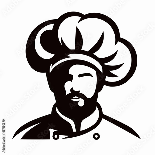 Chef's hat on abstract background

