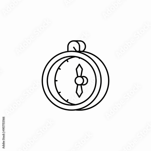 compass direction icon sign vector