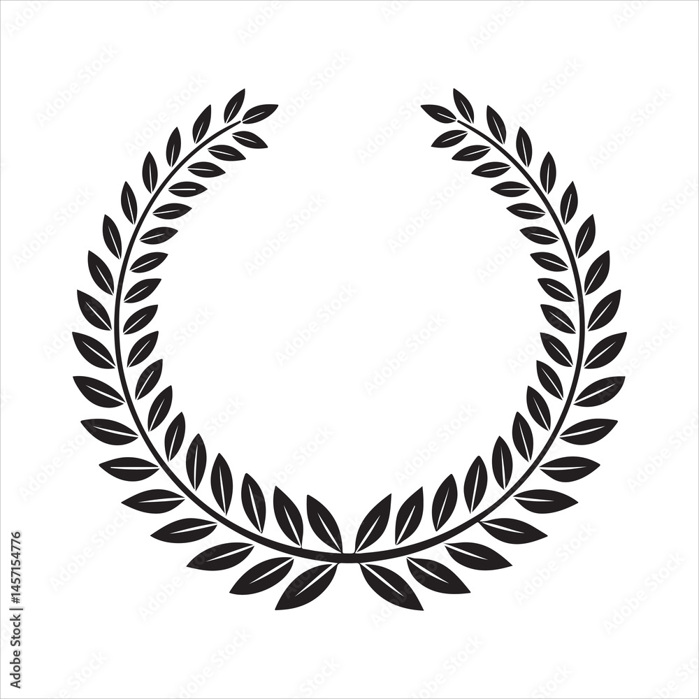 laurel wreath vector illustration laurel wreath vector illustration
