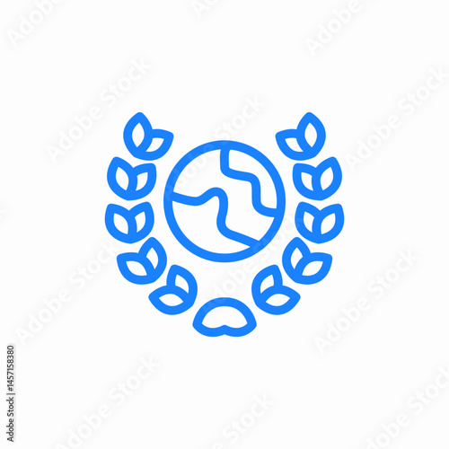 world peace icon sign vector