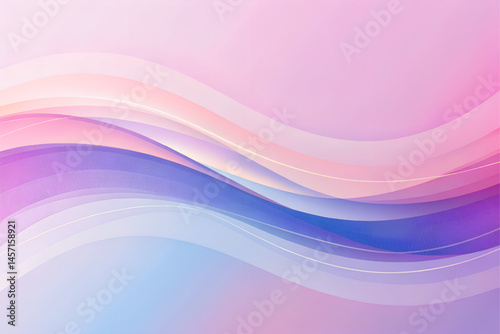 Abstract pink background with waves.