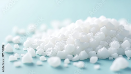 Coarse white salt texture — ready-to-use macro for wellness branding and culinary backgrounds photo