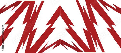 Abstract brown and white background with spikes and zigzag line patterns work