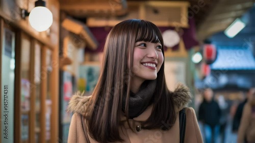 Wallpaper Mural 観光する日本人女性 Torontodigital.ca