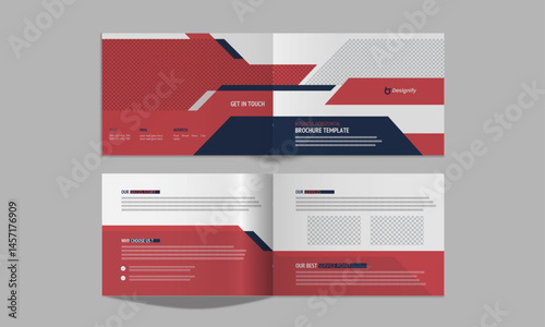 Horizontally Creative Brochure Templates