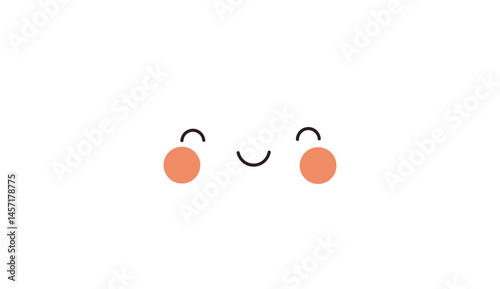 Cartoon cloud with a happy face. Ideal for kids' illustrations, weather-related graphics, or cheerful designs. Simple and friendly.