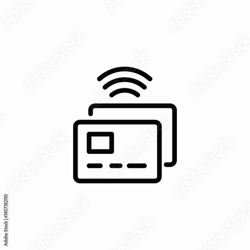 credit cards icon sign vector