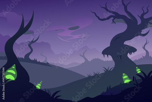 halloween night background