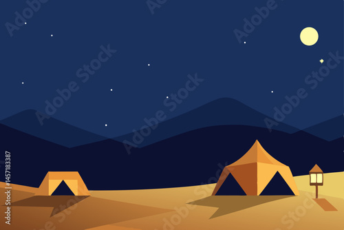 landscape with pyramids