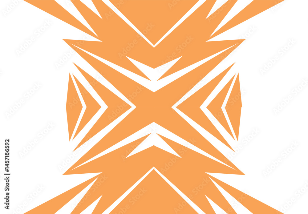 Abstract peach & white background with spikes and zigzag line amazing pattern Abstract peach & white background with spikes and zigzag line amazing pattern