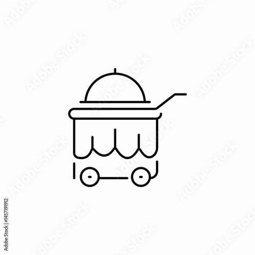 food service icon sign vector