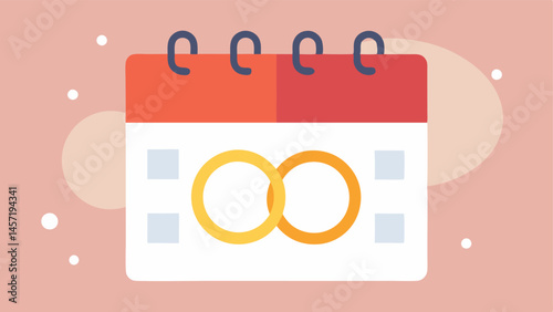 Calendar Marked with Dates An illustrated calendar page showing specific dates circled symbolizing the anticipation of visits and important milestones in the relationship.