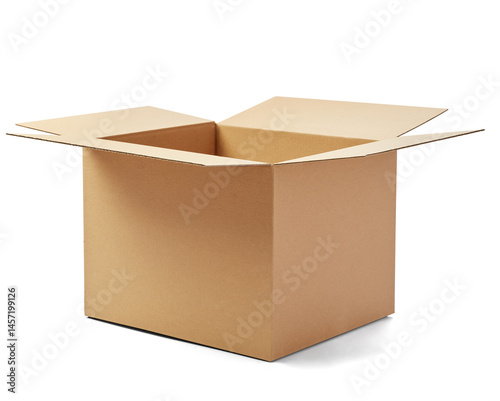 box package delivery cardboard carton packaging isolated shipping gift container brown send transport moving house relocation