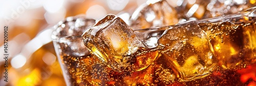 photo of delicious brown soda  photo