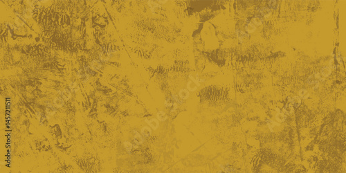 Abstract Golden Brown Grunge Wall Texture Background with Heavy Distressing
