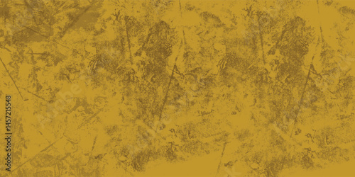 Scratched Golden Surface with an Abstract Artistic Appearance
