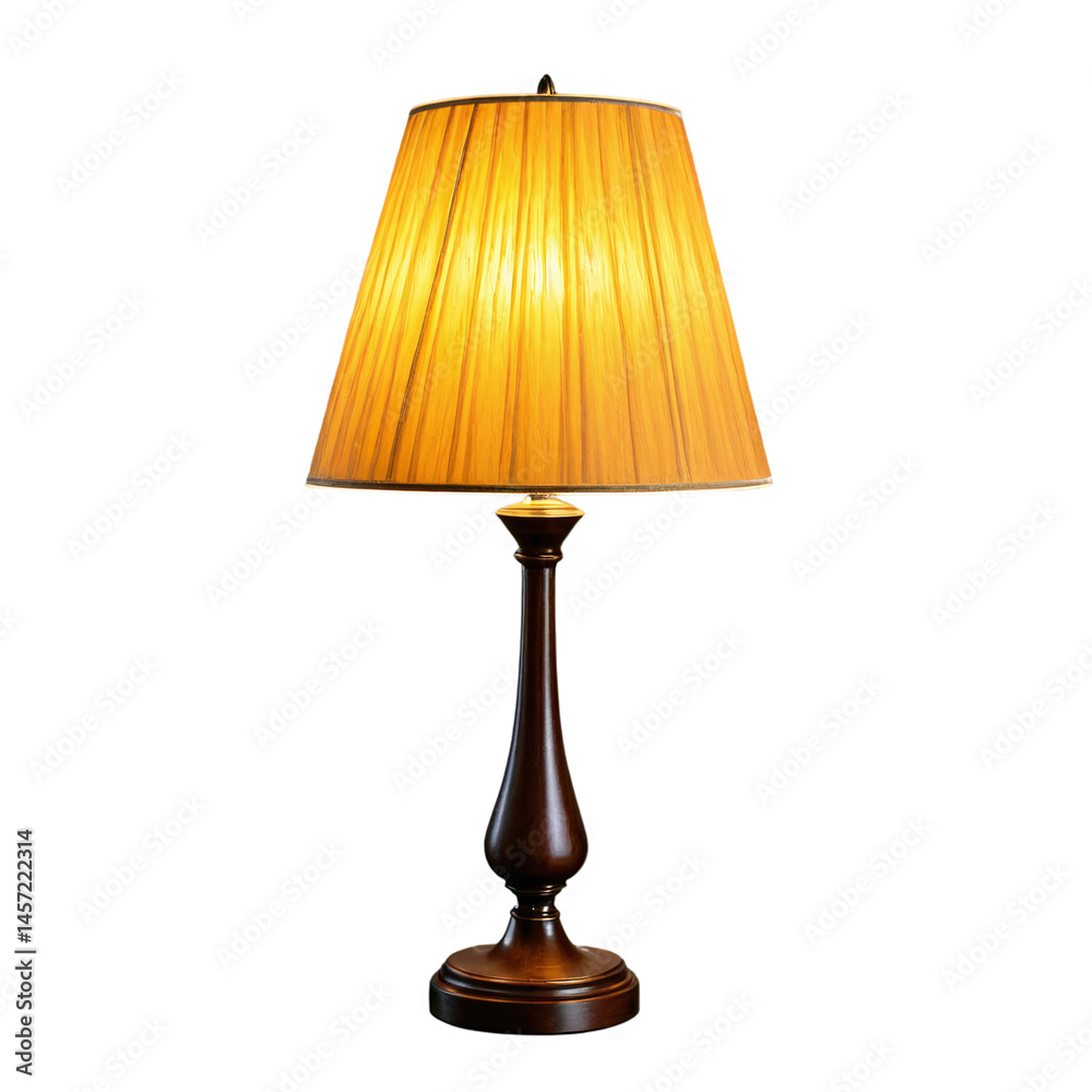 Obraz premium table lamp isolated on transparent background