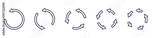 Refresh icon vector. Green recycle vector icon symbol. Repeat and reload icons set and arrow rotation circle. Sync icon symbol convert button sign