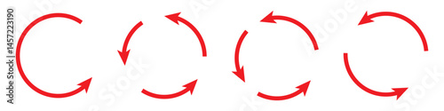 Refresh icon vector. Green recycle vector icon symbol. Repeat and reload icons set and arrow rotation circle. Sync icon symbol convert button sign