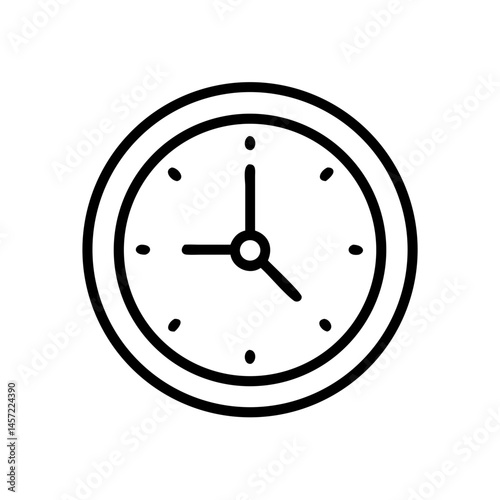 Free Download Clock icon, simple design, for websites and apps - GFXLoad