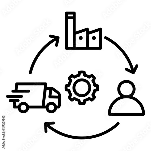 Supply Chain Icon