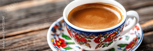 photo of delicious turkish coffee 