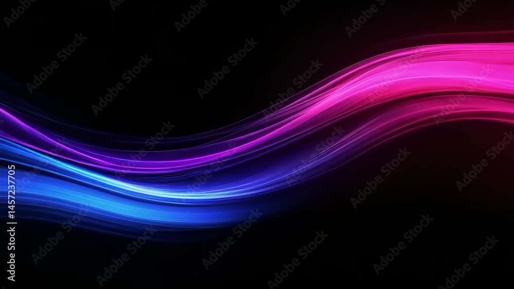 Abstract colorful wave pattern on a dark background, creating a dynamic and modern visual effect