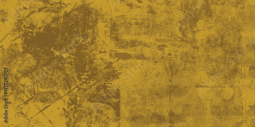 Scratched Golden Surface with an Abstract and Artistic Texture
