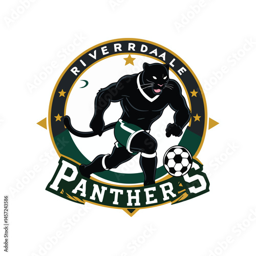 football logo with ball