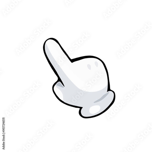 finger on transparent background
