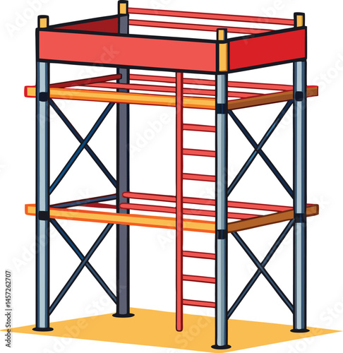 scaffolding vector clipart