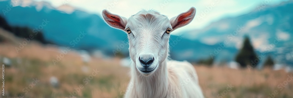 Fototapeta premium cinematic goat