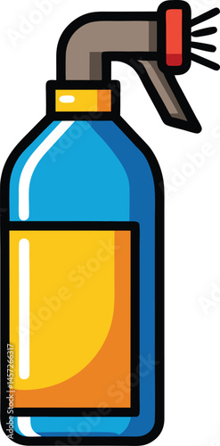 spray bottle vector clipart